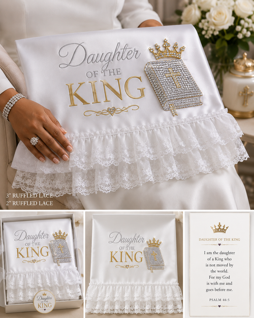 Walking by Faith Satin Lap Cloth