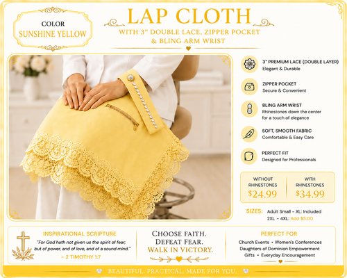 Premium Lap Cloth with Zipper